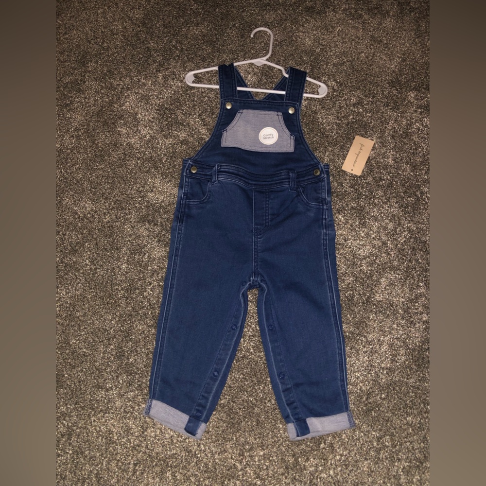 Toddler stretchy overalls